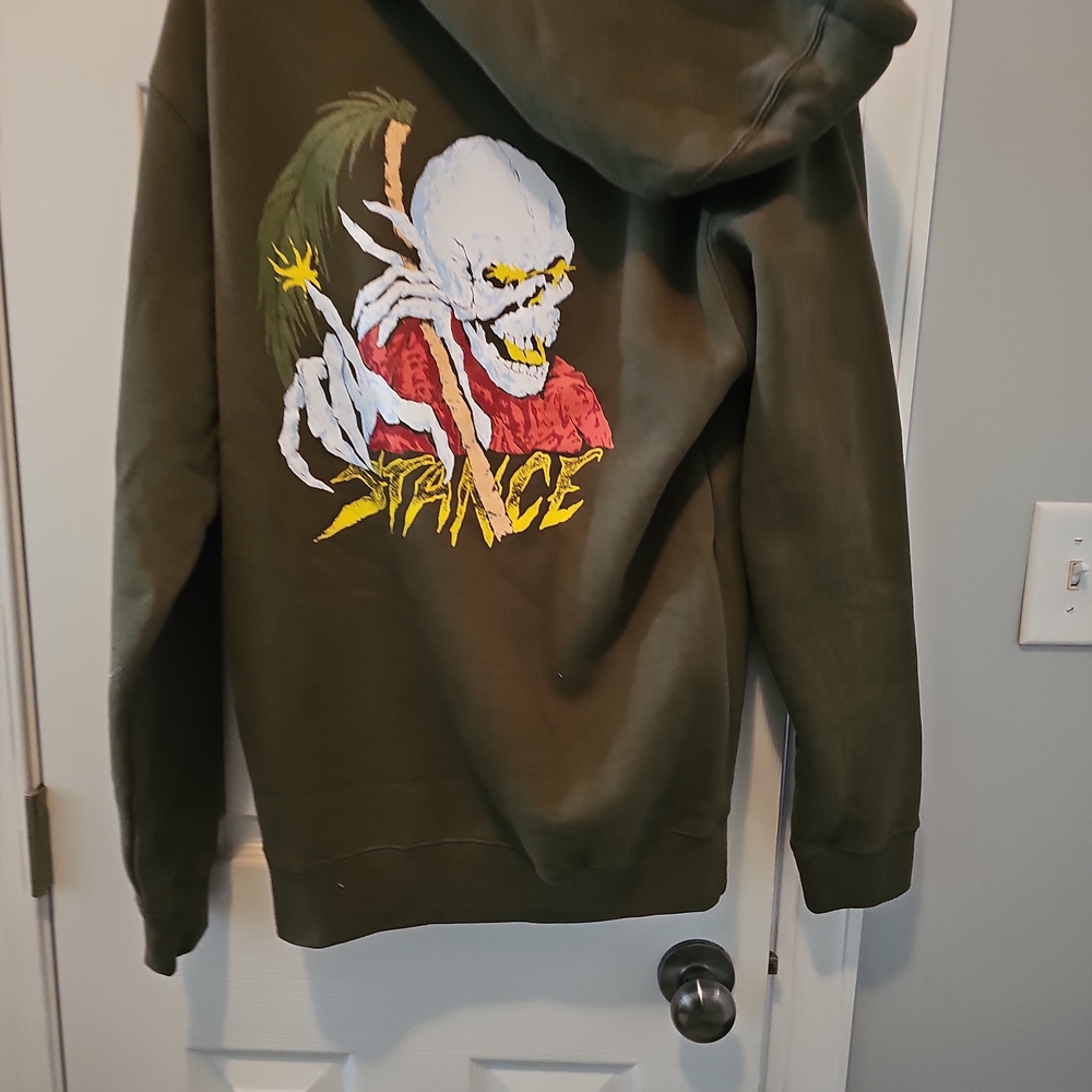 Stance Men's Hoodie in Olive Green - Picture 4 of 4
